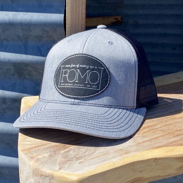 FOMO PATCH HAT - 112 HEATHER GREY/BLACK Thumbnail