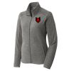 Women's Heather Microfleece Full Zip Jacket Thumbnail
